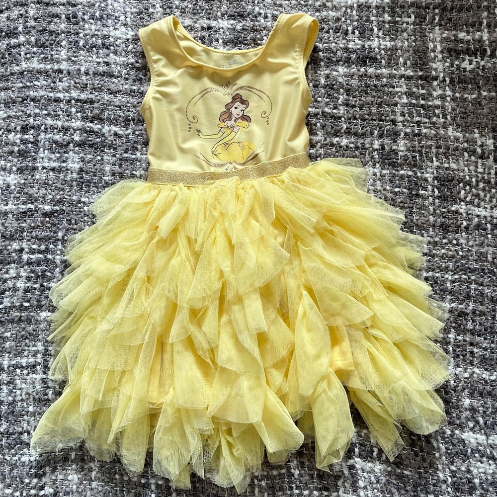 Yellow Disney Princess Belle Tutu Dress